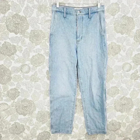 Madewell Tapered Jeans in Paulsen Wash #Aj224 Women's Jeans High Rise 26 2103 - Picture 1 of 8